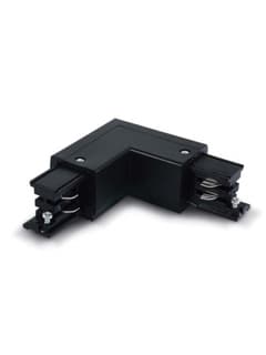 Zambelis 19404-R RIGHT CORNER FOR 3-PHASE TRACK BLACK 100-240V