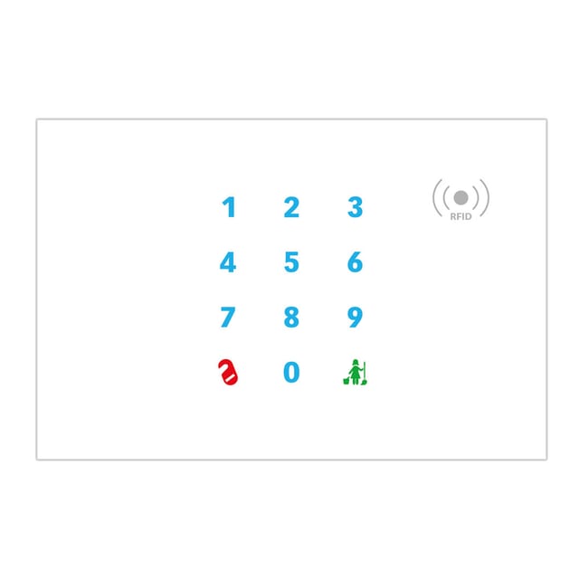Blumotix Doory Plus - Numeric Keypad with RFID reader for Access Control cover — Doory Plus - Numeric Keypad with RFID reader for Access Control — BX-F-R12OWHRF