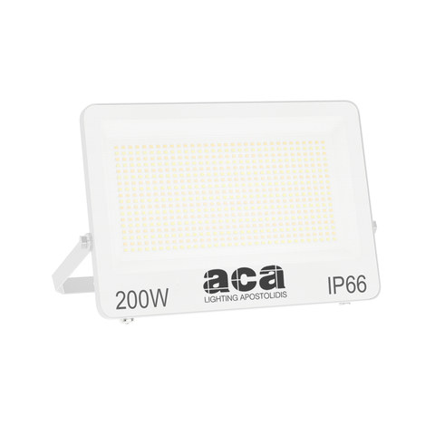 ACA Lighting LED SMD WHITE FLOOD LUMINAIRE 200W 3CCT 20000LM 185-265V RA>80 IP66 — manufacturer representative image