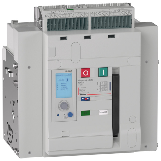 BTicino ACB MEGABREAK ML08 fixed 3P Frame 2 - 800A - 100kA — T813L800