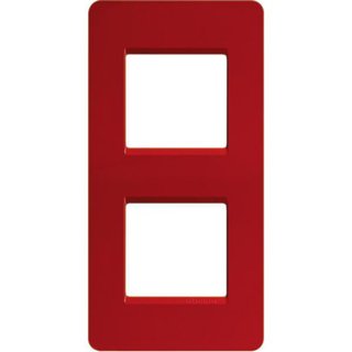 BTicino Matix - plate 2+2 vertical coral — AM4802V/2RD