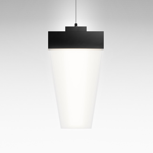 Artemide Hoy Linear Stand Alone - Suspension - Direct + Indirect Emission - 2309mm - 3000K - Undimmable - Black — BL50704 — manufacturer representative image
