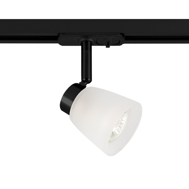 ACA Lighting TRACK SPOT GU10 3C BLACK No40 — TS40GU3CB