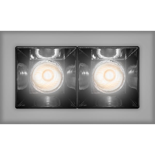 Artemide Sharp - 2 optic unit - 5,5W - 20° 2700K Trim Silver — AF05005