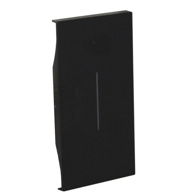 BTicino Lightable cover, 2 modules - neutral. For devices item K4672M2L and K4652M2. Black. — KG01MH2