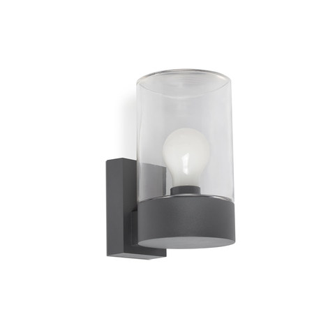 Faro Barcelona KILA Dark grey wall lamp transparent — manufacturer representative image
