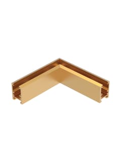 Zambelis 25233 SURFACE HORIZONTAL CORNER FOR MAGNETIC TRACK 6MM ANTIQUE BRASS