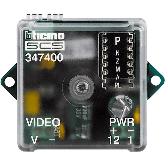 BTicino Coaxial to 2-wires conversion interface — 347400