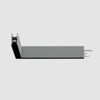 Artemide A.24 - Wall/Ceiling Diffused Emission - 90° Angle (same plane) - Direct Emission - 4000K - Brushed Silver — AQ31515