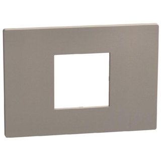 BTicino Light Now - Cover plate 2 centered modules - stone — YA4819GG