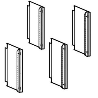 BTicino Cabinet LDX800 with double door 850x2000mm — 93890FPZ/10