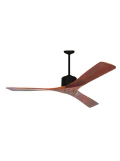 Zambelis 19143-B PENDANT FAN BLACK- CHERRY BLADES WITHOUT LAMP