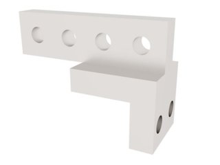 BTicino Frontal connection for MEGABREAK compact 4P — MT9F4P1600