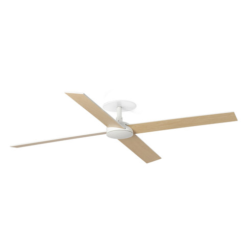 Faro Barcelona RUDDER RECESSED 4 L Ceiling fan white/ash — manufacturer representative image