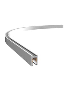 Zambelis 25166 SURFACE - PENDANT 5MM MAGNETIC CURVED TRACK D:600 WHITE ALUMINIUM