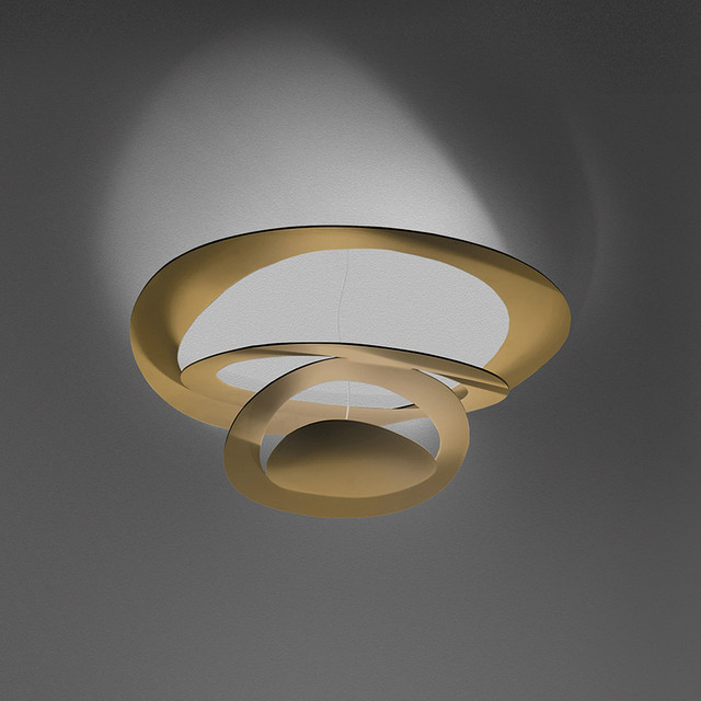 Artemide Pirce Mini Ceiling LED - 3000K - Gold — 1255120A