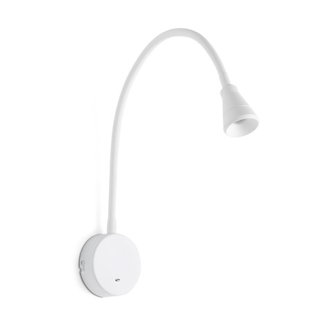 Faro Barcelona BEL White wall lamp reader — manufacturer representative image