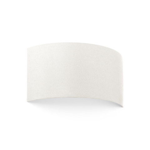 Faro Barcelona COTTON R Horizontal round beige wall lamp 2L — manufacturer representative image