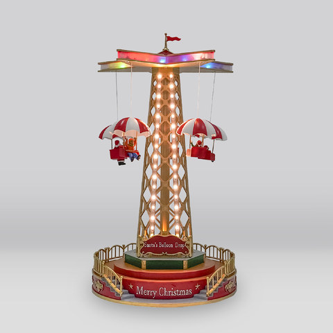 ACA Lighting LED XMAS DROP ZONE WITH MOVEMENT MUSIC WW 3AA BATTERIES(NOT INCLUDED) 4,5V 3,6W USB INCLUDED 245*245*445MM — manufacturer representative image