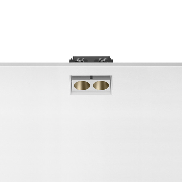 Flos Light Shadow Adjustable No Trim Dali Version 2 Spots Optic Wide Flood — 05.1477.40CDA — manufacturer representative image