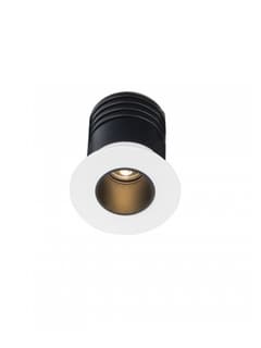 Zambelis 180016 RECESSED SPOT LED 2W 3000K IP65 SANDY WHITE-BLACK