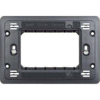 BTicino 3 modules supporting frame (item sold in box packaging) — R4703P