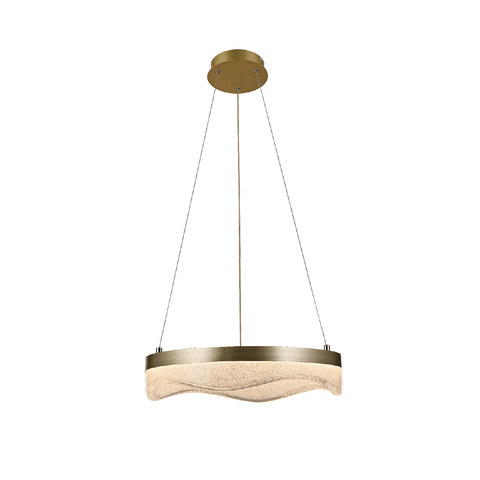 ACA Lighting SURF -PENDANT LAMP GOLD METAL LED SMD 36W CCT 2700K-3000K-4000K 3000LM IP20 — manufacturer representative image