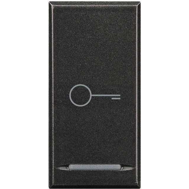 BTicino Key cover for 1 function with illuminated lens with screen printing symbol 'key' — HS4915BD