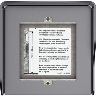 BTicino Wall-mounting box 1 module with integrated rainshield - Allstreet — 350613