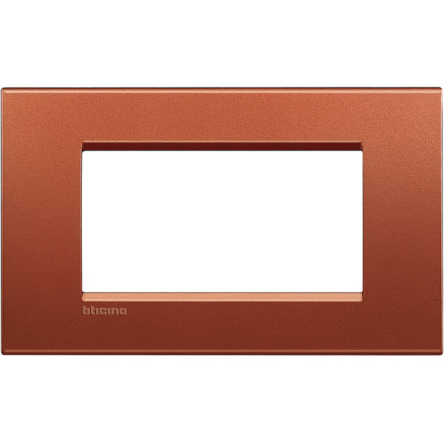 BTicino Square cover plate 4 modules - brick — LNA4804RK