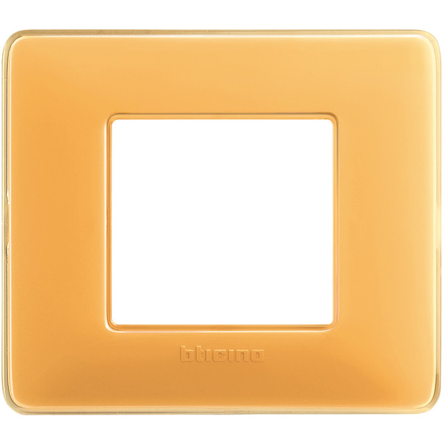BTicino Cover plate 2 modules — AM4802CAB