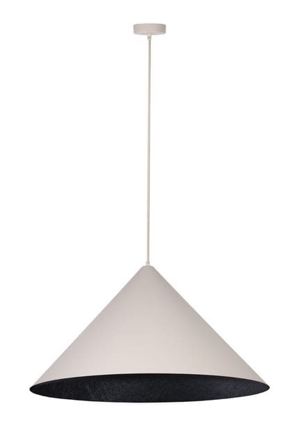 Sigma Pendant lamp VESUVIO M beige/black 3xE27 41073