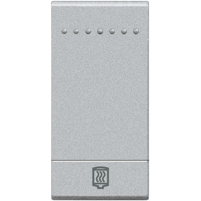 BTicino Key cover complete with illuminated lens "Heater" symbol. — NT4915PN