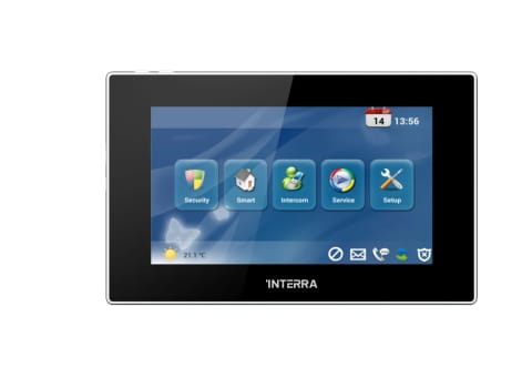 Interra 10.1” Black Linux Indoor Monitor w/ 12V DC / POE (ITR660-0002)