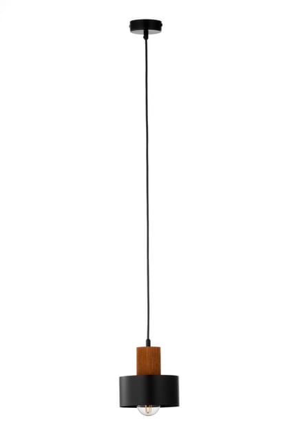 Sigma Pendant lamp RIF Wood 1 S black/jasny brązowy 41858