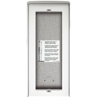 BTicino Wall-mounting box 3 modules with integrated rainshield - Allwhite — 350632