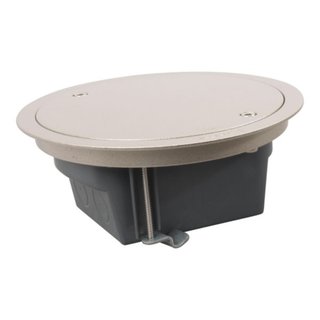 BTicino 4 modules with removable lid. IP66 (when lid is closed). Stainless steel finish. — 150731