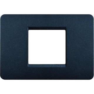BTicino Matix - plate 2P centered Blue Mercury — AM4819BM
