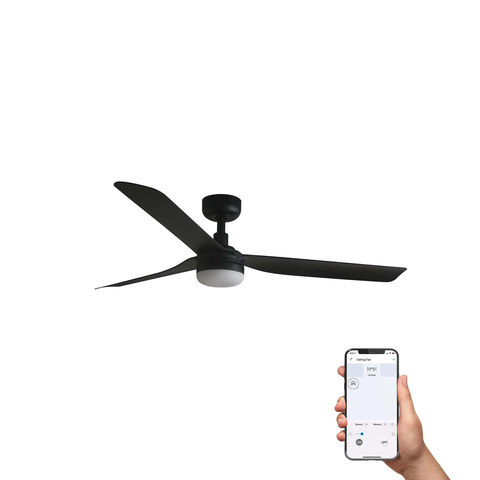 Faro Barcelona PUNT M LED Ceiling fan black 18W TUYA SWT — manufacturer representative image