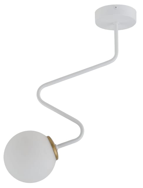 Sigma ZIGZAG 1 Ceiling lamp white gold — 33304