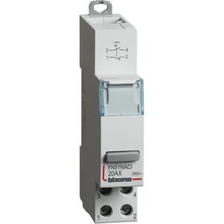 BTicino Switch 1NO+1NC - 20A - 230V - 1 module — FN51NACI