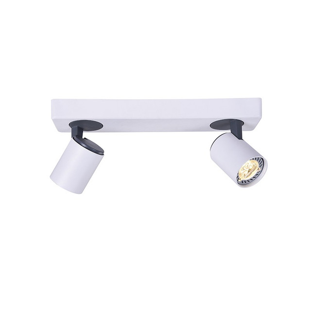 ACA Lighting NETTO WALL MOUNTED LIGHTING 2XGU10 WHITE ALUMINUM 32Χ7Χ12CM DISCO — RA312S32WG