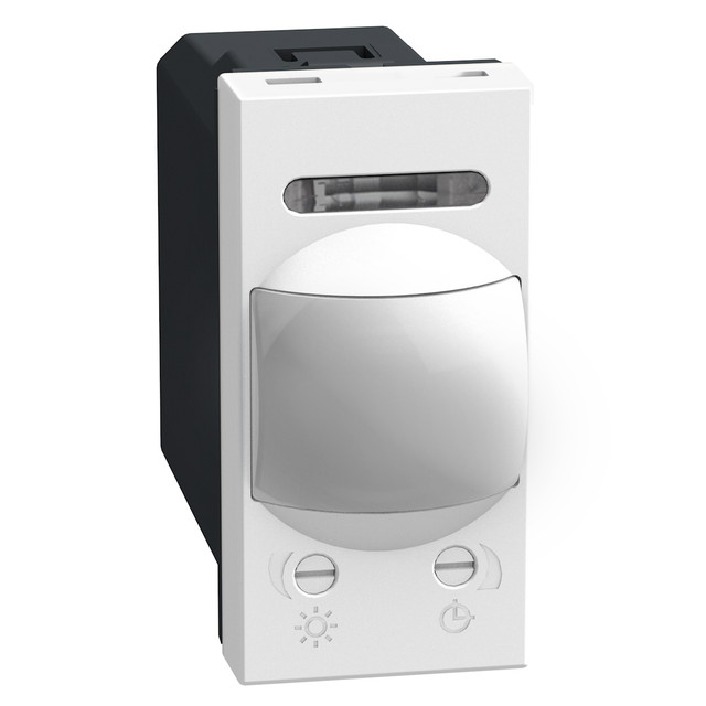 BTicino Switch with IR ray movement sensor - 1 module - white — YW4431