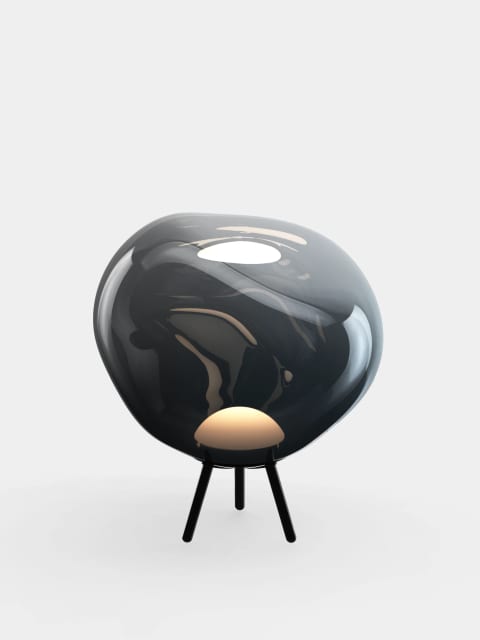 Tom Dixon Melt Large Portable Light | Nickel Polished Polycarbonate — MESP01NI-PHUN01M1