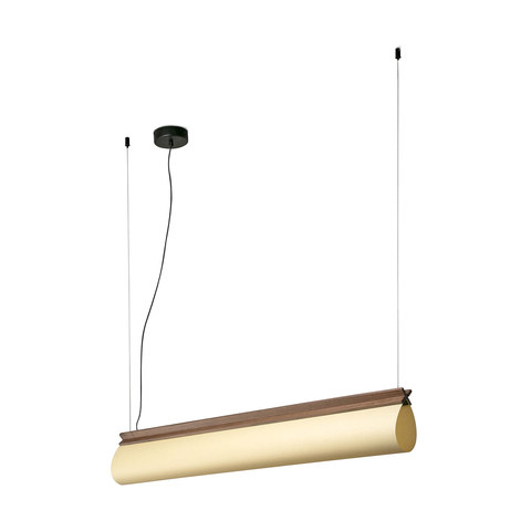Faro Barcelona CATA Walnut pendant light — manufacturer representative image