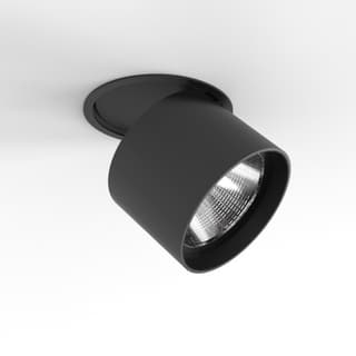 Artemide Hoy Spot - Semi-Recessed - 90 - 13° - 3000K - Black — BM00104