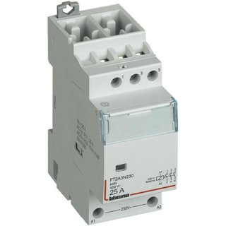 BTicino Contactor In=25A - Vn=230Vac - 4NO - 2 modules — FT2A4N230M