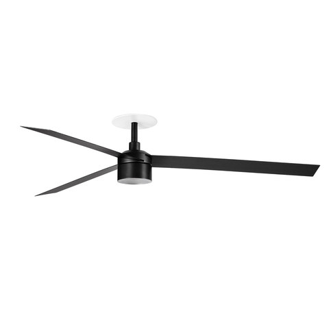 Faro Barcelona CRUISER RECESSED TEK XL Black fan 4000K — manufacturer representative image