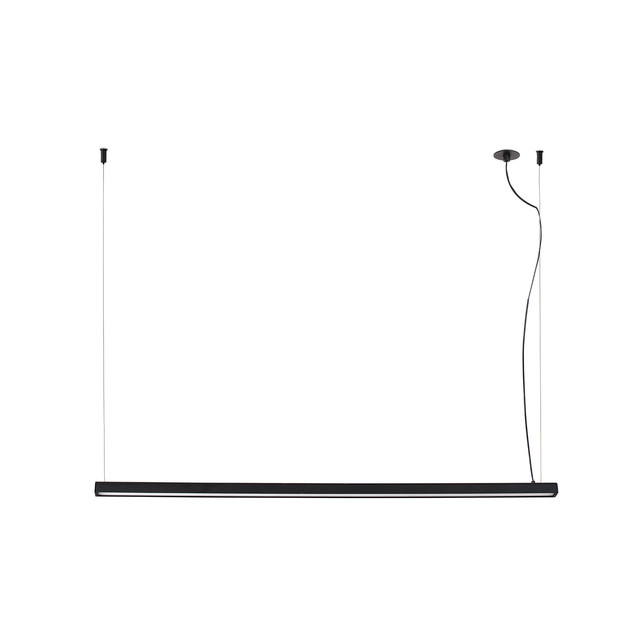 Faro Barcelona VICO 1150 Black pendant lamp with recessed canopy — 61104