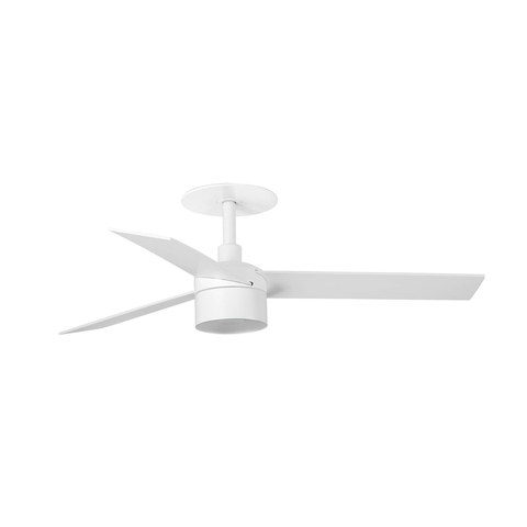 Faro Barcelona RUDDER RECESSED TEK S Ceiling fan white/ash 3000K — manufacturer representative image